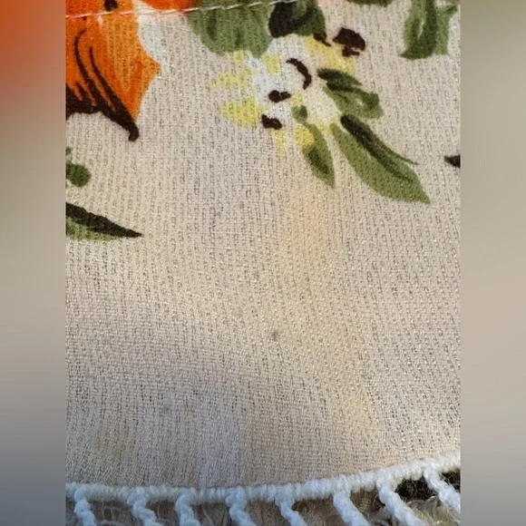 Umgee Rehab USA Floral Short Ruffle Sleeves Button Closure Dress SZ XL - Picture 10 of 11